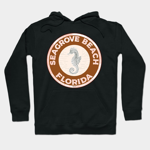 Seagrove Beach Florida Crab 30A 30 A Emerald Coast Walton County Hoodie by TravelTime